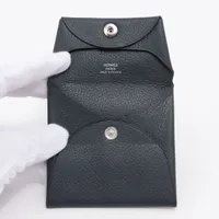‼️‼️‼️‼️‼️‼️早い者勝ち‼️‼️‼️‼️‼️‼️エルメス　バスティア　ネイビー　コインケース 小物は最高級品を！エルメスのコインケース「バスティア」をレビュー