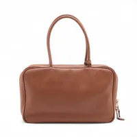 ミュウミュウ　レザーバッグ　ブラウン ブラウン レザー ボー バッグ | Miu Miu