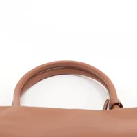 ミュウミュウ ボーリングバッグ レザー トートバッグ ブラウン 5BB117