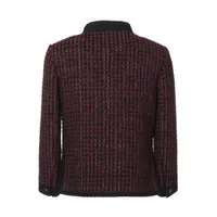 美品 laubeblanc mix tweed No collar jacket Mix tweed No collar jacket – L'AUBE BLANC