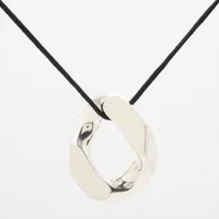 エルメス ブックルセリエ ネックレス 925 シルバー AP027106｜中古