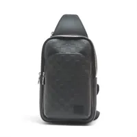 超極美品/RFID ルイヴィトン ダミエ グラフィット アヴェニュー スリング ルイヴィトン N50024 ダミエ アンフィニ 3D マリーヌ