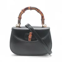 グッチ バンブー レザー 2way ハンドバッグ ☆GUCCI グッチ バンブー レザー 2WAY ハンドバッグ ショルダー