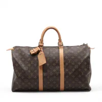 ヴィトン モノグラム キーポル50 M41426 ブラウン A3756391｜中古  