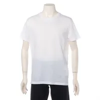 PRADA◆メンズ/Tシャツ/XL/コットン/WHT/無地/DNA829 プラダ 24年 コットン Tシャツ XL メンズ ホワイト DNA829