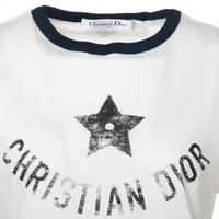 クリスチャンディオール コットン Tシャツ XS レディース ホワイト