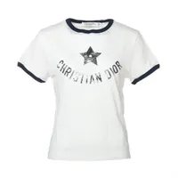 クリスチャンディオール コットン Tシャツ XS レディース