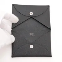 エルメス カルヴィ エプソン ブラック コインケース カードケース Z刻印 エルメス カルヴィ エプソン ブラック コインケース カード
