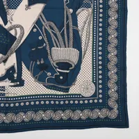 美品　エルメス　ツイリー　シルクスカーフ　ズアヴとドラゴン 2023年 秋冬 HERMES エルメス スカーフ カレ140 ズアヴと
