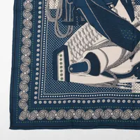 エルメス カレジェアン Zouaves et Dragons ズアヴとドラゴン スカーフ