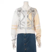 エルメス 23AW 3H2619DA 長袖 ニット アイボリー 40（105）a エルメス 23AW ウール ニット 36 レディース アイボリー 37-7702