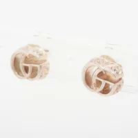 グッチ ダブルGアラベスク ピアス(両耳用) 925 5.5g シルバー A3758999