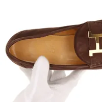 HERMES エルメス コンスタンス　スエード　ローファー /パンプス/37 エルメス コンスタンス スエード ローファー 37 レディース