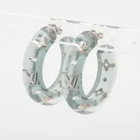 LOUIS VUITTON】ピアス・LVスパークス レジン/ストラス ブルー