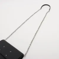 メゾンマルジェラ 4ステッチ レザー チェーンウォレット