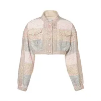 【美品】CHANEL シャネル★ジャケット★オレンジ★コットン★スパンコール34 23SS☆即納 【CHANEL シャネル】ジャケット スパンコール 関税込