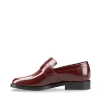 箱あり35 Maison Margiela トゥーシューズ　ローファー　新品 MAISON MARGIELA|KIKIポインテッドトゥ 4ステッチレザー