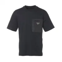 【直営店買付】プラダ☆TシャツUJN885_122E 22SS】新作 ロゴ入り コットンTシャツ◇プラダ◇全2色 (PRADA/T