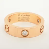 カルティエ ラブ Au750 リング サイズ7.5 CARTIER】カルティエ ラブリング リング・指輪 7.5号