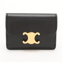 【関税込】◆CELINE セリーヌ◆トリオンフ カードケース CELINE （新品・未使用品）セリーヌ トリオンフ フラップ付き