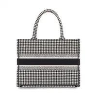 ディオール ブックトート ジュートキャンバス ディオール Dior ブックトート スモール トワル ドゥ ジュイ