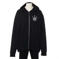 クロムハーツ フォティ パーカー コットン ブラック サイズXXL
