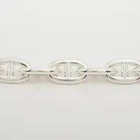 エルメス シェーヌダンクルMM ブレスレット 17コマ 925 60.0g