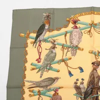 エルメス カレ90 LES OISEAUX DU ROY 王の鳥たち スカーフ