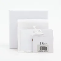 Dior パールストーン片耳ピアス 専用ポーチ付き ディオール トライバル ピアス(両耳用) GP×ラインストーン
