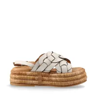 素敵【TOD'S】プラットフォーム レザーサンダル 厚底 SALE Woman ブラック レザー サンダル XXW11K0FH50GOC39B999 | Tods