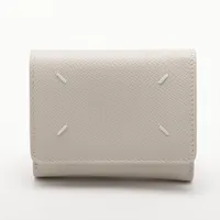 MaisonMargiela フォーステッチ コンパクトウォレット レディース 4ステッチ ゴートレザーウォレット｜Maison Margiela