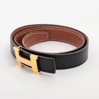 【みいこ】HERMES #70 コンスタンス ベルト ブラック×ゴールド エルメス ベルト コンスタンス H金具 ゴールド ブラック