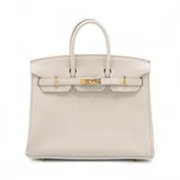【極美品】【一箇所破れ】HERMES エルメス　バーキン25空箱 正方形 エルメス バーキン25 グリネヴェ トゴ シルバー金具 | エルメス