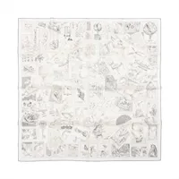 エルメス カレ90 LE PHILATELISTE DU FAUBOURG フォーブルの切手
