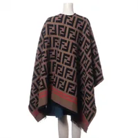 FENDI 25SS FFモノグラム ウール＆シルク 軽量ポンチョ＊3カラー PHOTO024_QJrLuKJ.JPG
