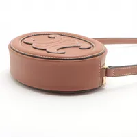 CELINE ブラウンオーバルショルダーバッグ CELINE セリーヌ ショルダーバッグ Oval Bag 198603DXC.03ND
