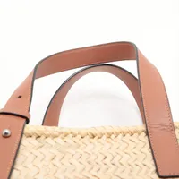 LOEWE×スタジオジブリ　かごバッグ　スモールサイズ ロエベ×スタジオジブリ バスケットスモール ラフィアxレザー