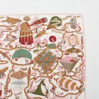 エルメス カレ90 Exposition Universelle 万国博覧会 スカーフ