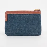 極美品✨セリーヌ コインケース マカダム キーリング トリオンフ デニム レザー 極美品✨セリーヌ コインケース マカダム キーリング トリオンフ