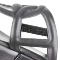 ［VINTAGE] HERMES ジプシー レザー サンダル EU35★ABランク エルメス ジプシー レザー サンダル EU35 レディース ブラック