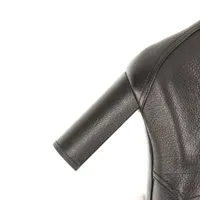 未使用/正規品　イヴ・サンローラン　ショートブーツ　361/2 サンローランパリ レザー ショートブーツ 36 1/2 レディース