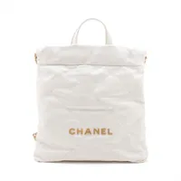 CHANEL ホワイト 22 リュック ホワイト（白）系 CHANEL CHANEL 22(シャネル) バックパック