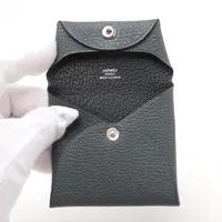 HERMES バスティア　ダークブラウン コインケース エルメス バスティア シェブルミゾル コインケース ダーク