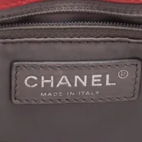 シャネル GST キャビアスキン チェーントートバッグ レッド
