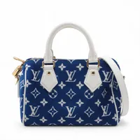 ヴィトン LV マッチ スピーディ バンドリエール20 M20751 ブルー