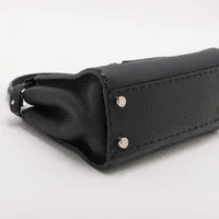 FENDI　セレリア ピーカブー ミニ　ハンドバッグ　2way　レザー　ブラック 大人気！【FENDI】ピーカブー ミニ ブラック セレリア バッグ