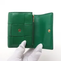 ボッテガヴェネタ マキシイントレチャート カセット レザー 財布