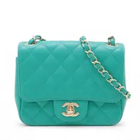 CHANEL ミニマトラッセ 17cm シャネル ミニマトラッセ17 キャビアスキン シングルフラップ