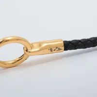 エルメス　グレナン　レザー　ブレスレット　ゴールド　ブラック レザーブレスレット 《グレナン》 | Hermès - エルメス-公式サイト