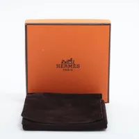現行品✨未使用品✨エルメス GP×レザー グレナンH ブラック ブレスレット 現行品✨未使用品✨エルメス GP×レザー グレナンH ブラック